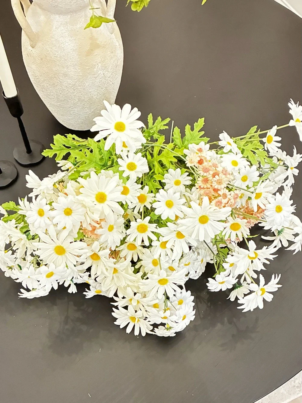 N/A artificial yellow floral